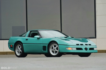 обоя 1991, chevrolet, corvette, callaway, автомобили