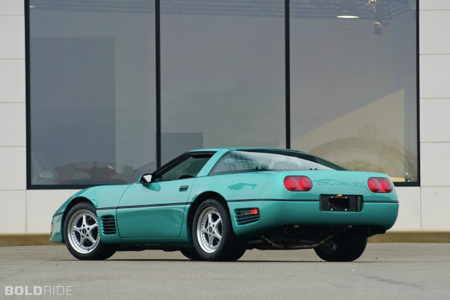 Обои картинки фото 1991, chevrolet, corvette, callaway, автомобили