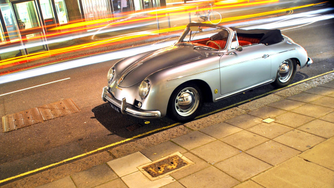 Обои картинки фото porsche, 356, автомобили, dr, ing, h, c, f, ag, элитные, спортивные, германия