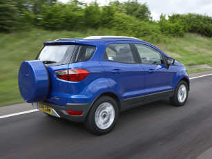 Картинка автомобили ford ecosport uk-spec 2014г синий