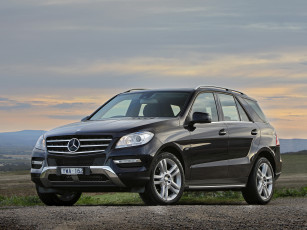 обоя автомобили, mercedes-benz, темный, 250, ml, w166, au-spec, bluetec