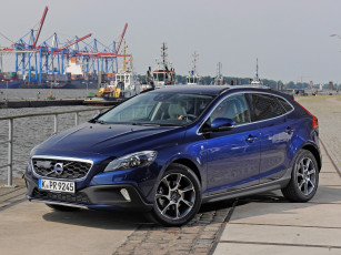 Картинка автомобили volvo v40 cross country d2 ocean race 2014г синий