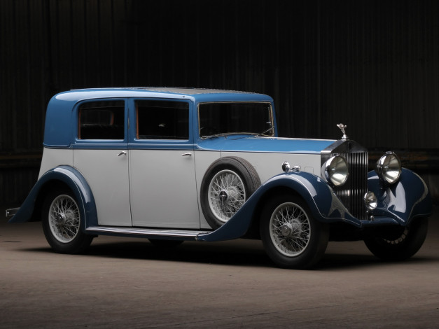 Обои картинки фото автомобили, rolls-royce, 20-25, hp, saloon, barker, 1935г