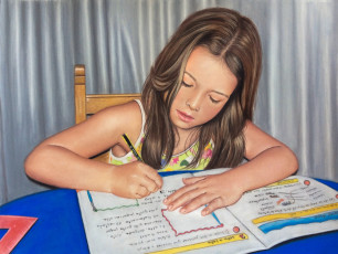 Картинка рисованное дети девочка тетрадь фон