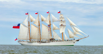 Картинка esmeralda корабли парусники мачты паруса
