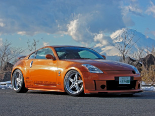 обоя 2007, strosek, nissan, 350z, автомобили, datsun