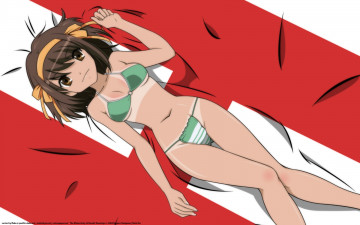 Картинка the melancholy of haruhi suzumiya аниме