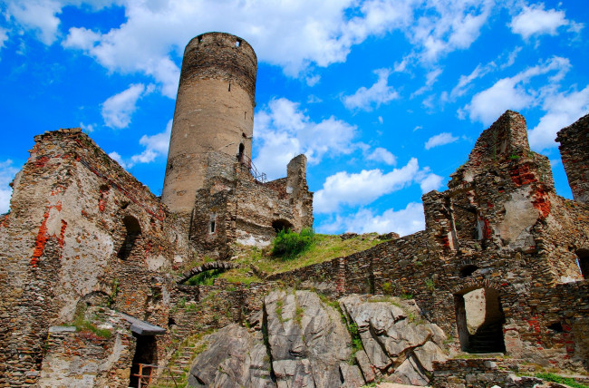 Обои картинки фото ruine, kollmitz, города, исторические, архитектурные, памятники, руины