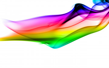 Картинка 3д+графика абстракция+ abstract цвета плавность дым полосы яркость спектр