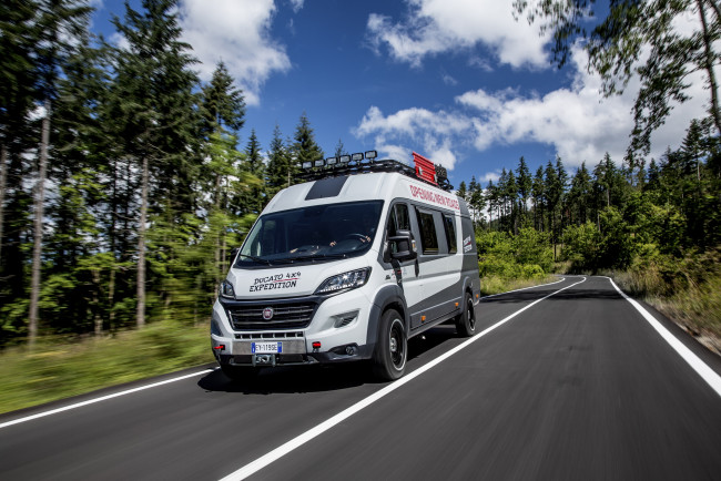 Обои картинки фото автомобили, fiat, 4x4, ducato, 2015г, expedition