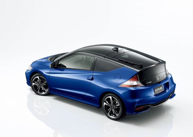 Обои картинки фото автомобили, honda, 2015г, синий, zf1, jp-spec, cr-z