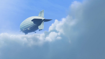Картинка мультфильмы up дирижабль облака полет