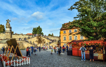 Картинка города прага+ Чехия площадь