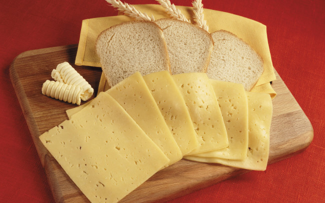 Обои картинки фото еда, сырные изделия, сыр, хлеб