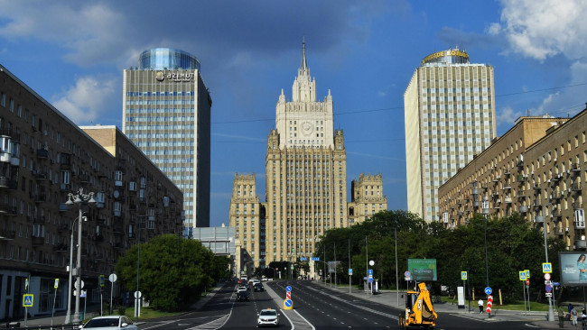 Обои картинки фото города, москва , россия, здание, министерства, иностранных, дел, рф, москва, риа, новости, наталья, селиверстова