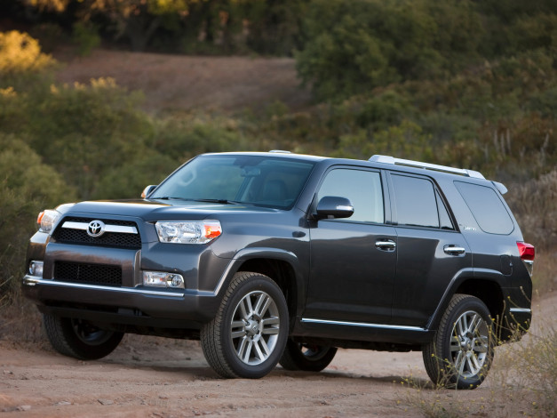 Обои картинки фото toyota, 4runner, 2010, автомобили