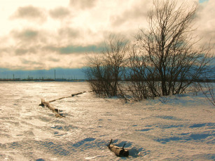Картинка север природа зима снег