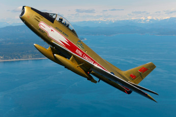 Картинка golden hawks canadair sabre авиация боевые самолёты штурмовик ввс канада