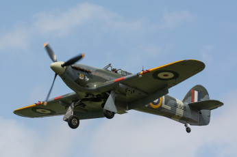 обоя hawker hurricane mk iib, авиация, боевые самолёты, истребитель