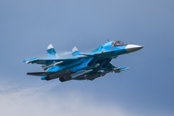 Картинка su-34+fullback авиация боевые+самолёты бомбардировщик россия ввс сухой су-34