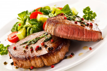 Картинка еда мясные+блюда овощи помидор vegetables мясо салат meat spices