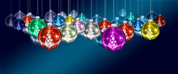Картинка праздничные шары шарики украшения новый год игрушки рождество