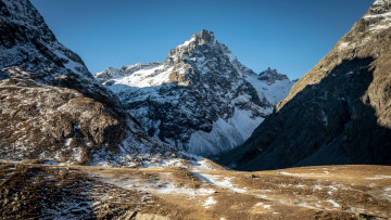 Картинка природа горы пейзаж снег