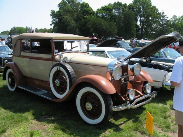 Обои картинки фото 1929, lincoln, model, dietrich, victoria, convertible, автомобили, классика