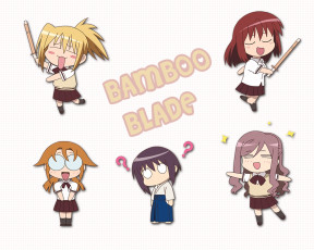 обоя аниме, bamboo, blade