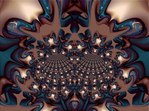 Картинка 3д графика fractal фракталы цвета