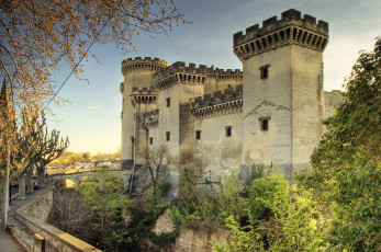 Картинка шато тараскон прованс франция города дворцы замки крепости каменный башни