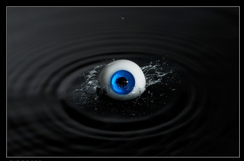 Картинка 3д графика 3d eyes глаза слёз глаз море