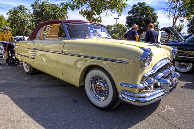 Обои картинки фото 1954 packard convertible, автомобили, выставки и уличные фото, автошоу, выставка