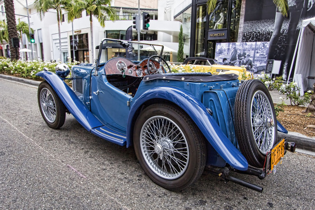 Обои картинки фото 1936 mg pb, автомобили, выставки и уличные фото, автошоу, выставка