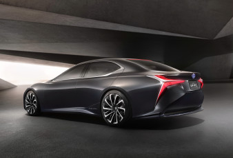 обоя автомобили, lexus, темный, 2015г, lf-fc, concept