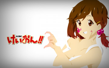 Картинка аниме k-on фон взгляд девушка