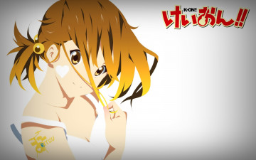 Картинка аниме k-on фон взгляд девушка