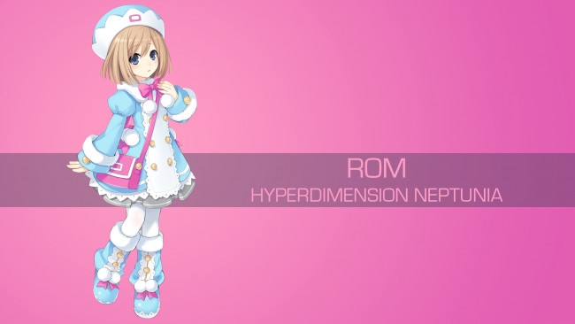 Обои картинки фото hyperdimension neptunia, аниме, девушка, взгляд, фон
