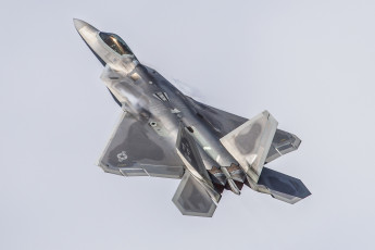 Картинка f-22a+raptor авиация боевые+самолёты истребитель