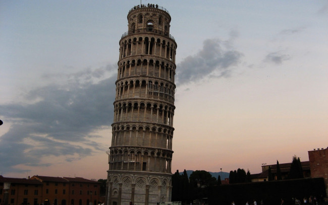 Обои картинки фото города, пиза , италия, башня, падающая