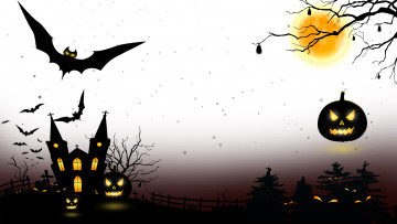 Картинка праздничные хэллоуин фон тыква