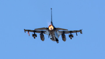 Картинка авиация боевые+самолёты f-16c