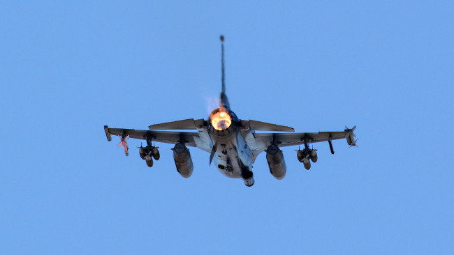 Обои картинки фото авиация, боевые самолёты, f-16c