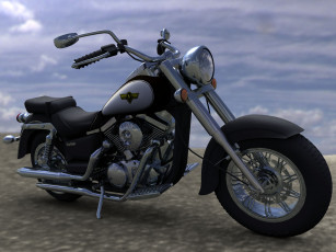 обоя kawasaki, vn1500, by, nameless74, мотоциклы, 3d