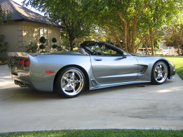 Обои картинки фото chevrolet, corvette, c5, cabrio, автомобили