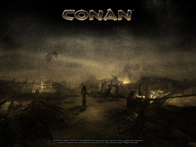 Обои картинки фото видео, игры, conan, the, dark, axe