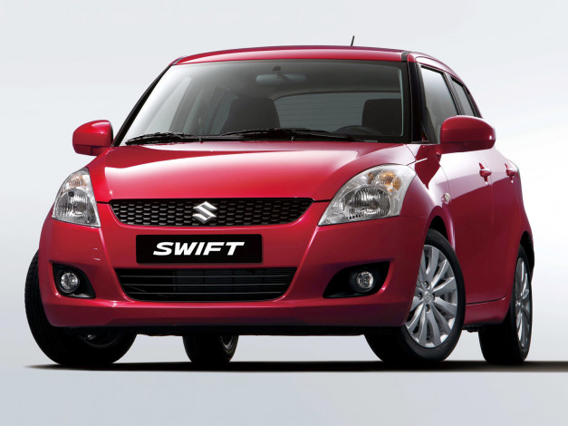 Обои картинки фото suzuki, swift, hatchback, 2011, автомобили