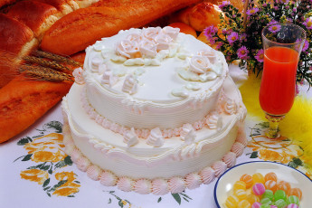 Картинка еда пирожные кексы печенье торт цветы
