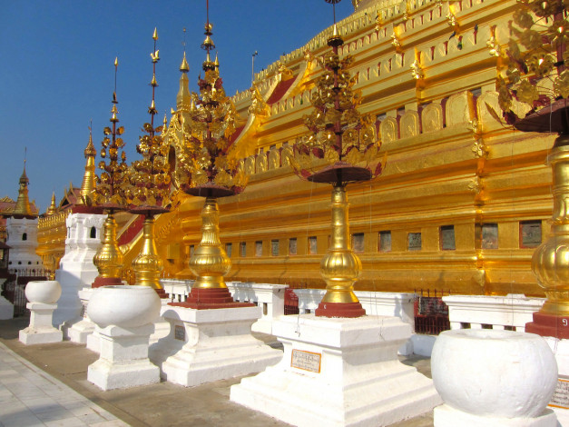 Обои картинки фото города, буддистские, другие, храмы, храм, золото