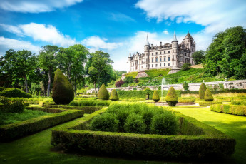 Картинка замок+данробин+в+шотландии города -+дворцы +замки +крепости